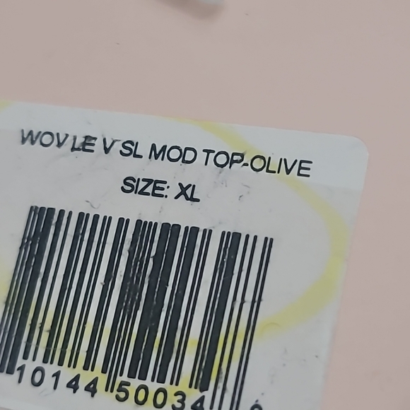 BURU  Woven Le V Mod Top Olive - Picture 8 of 8